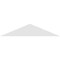 Ekena Millwork Saratoga Architectural Grade PVC Gable Bracket, 36"W x 7 1/2"H x 2"D x 4"F, 5/12 Pitch GBP036X08X0204SAR00 - alternate 3